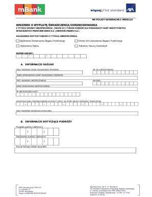Travel Insurance Claim Form
