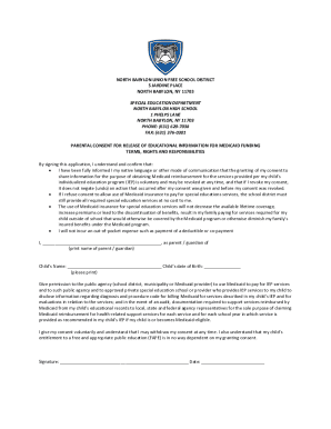 Parental Consent for Medicaid Funding