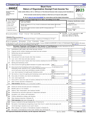 Form 990-EZ 2023