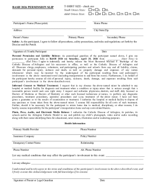 BASH 2026 Permission Slip