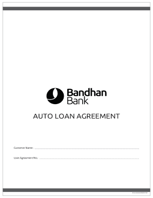 Auto Loan Agreement