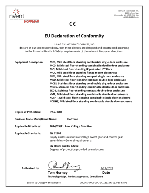 EU UK Declaration of Conformity