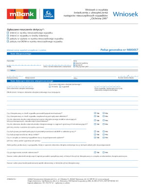 Accident Insurance Claim Form