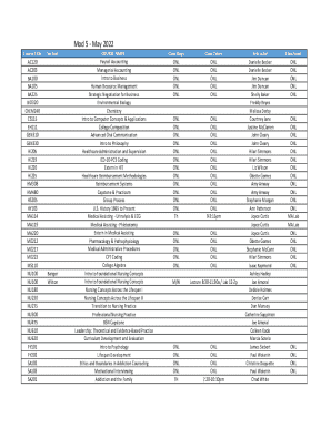 Course Registration Form