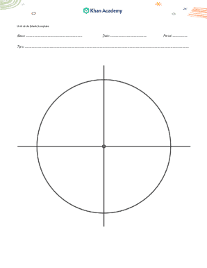 Unit Circle Template