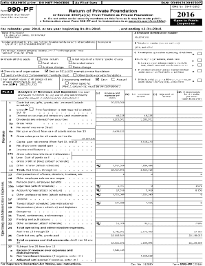 Form 990-PF 2016