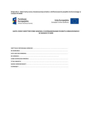 Poland Education Grant Evaluation Form