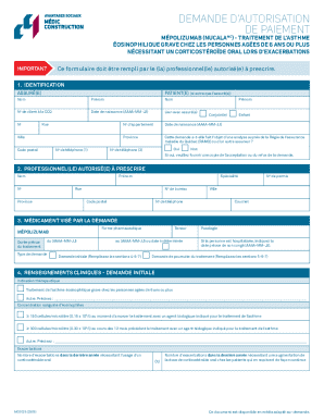 Mepolizumab Payment Authorization Form