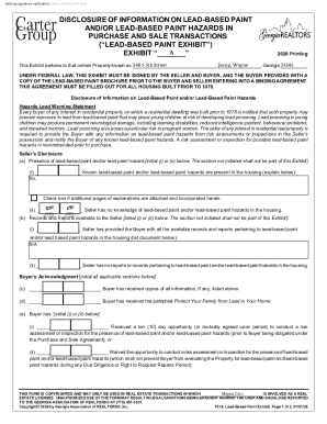 addendum for seller's disclosure of information on lead- ...