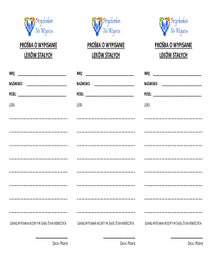 Prescription Request Form