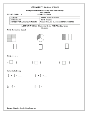Weekly Home Study Package