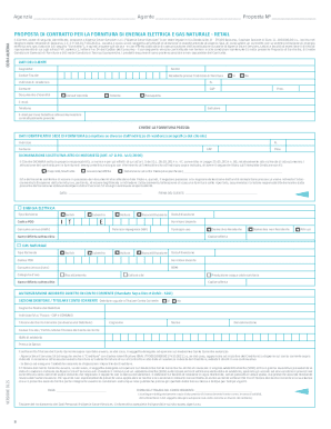 Energy and Gas Supply Contract Proposal
