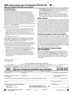 California FTB 3519 SP Form