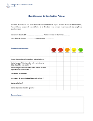 Patient Satisfaction Questionnaire