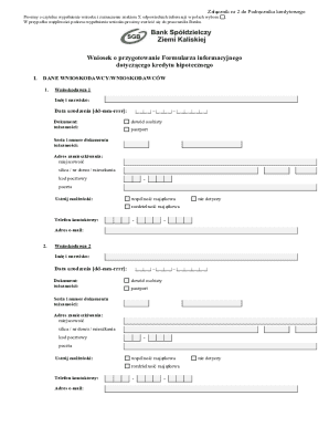 Mortgage Loan Application Form