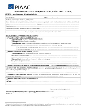 Personal Data Request Form