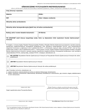 FATCA Client Declaration Form