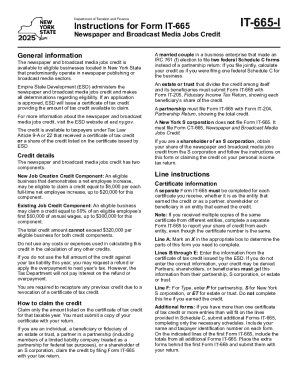 New York IT-665 Form