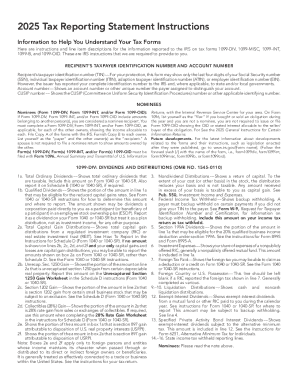 2025 IRS Tax Form Instructions