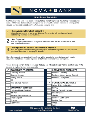 Nova Bank Switch Kit