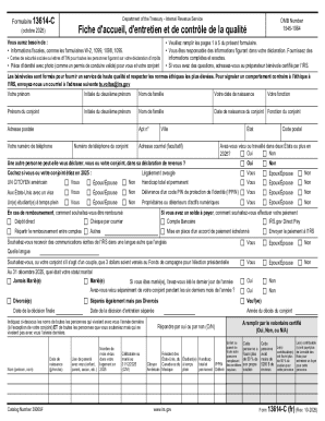 IRS Form 13614-C Tax Preparation