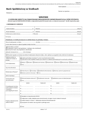 Loan Application for Non-Residential Real Estate