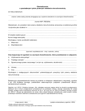 Legal Declaration of Property Ownership