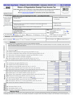 Form 990 Return of Organization Exempt From Income Tax