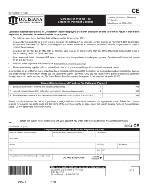 How do I request an extension to file a Louisiana Corporation ...