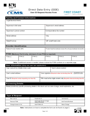User ID Request Access Form
