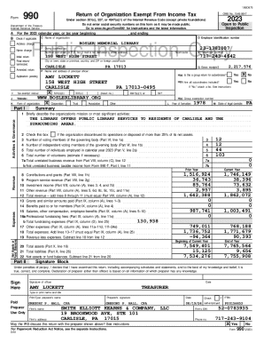 IRS Form 990 2023