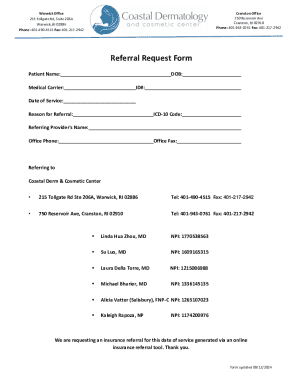 Referral Request Form