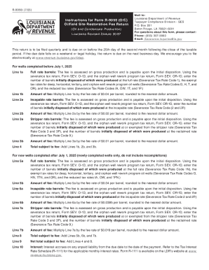 Louisiana Oilfield Site Restoration Fee Return
