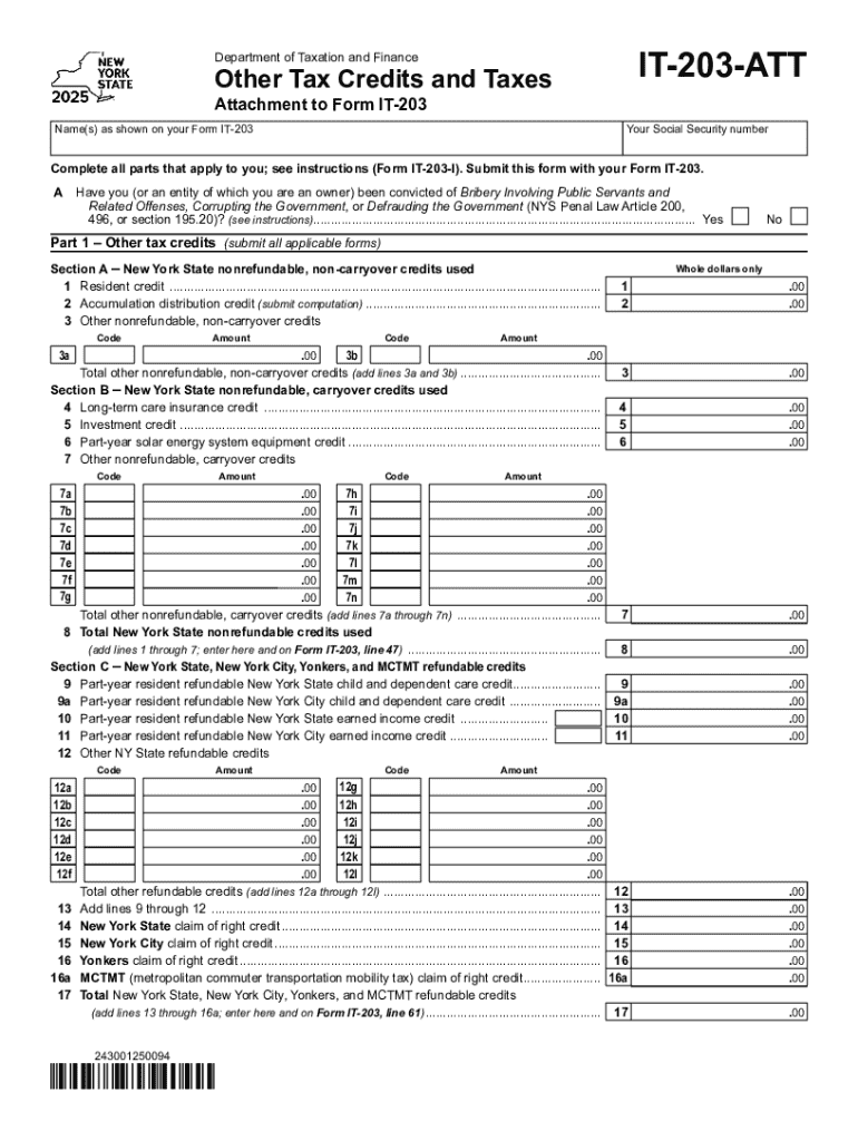 Form It 203 AttFill Out and Use This PDF Preview on Page 1