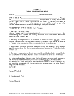 Public Construction Bond