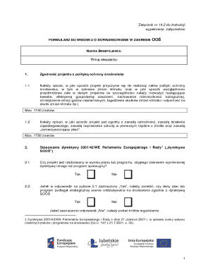 Environmental Impact Assessment Form