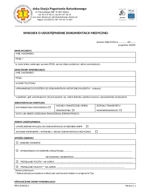Medical Records Request Form