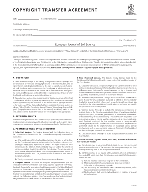 Copyright Transfer Agreement