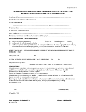 Poland Disability Rehabilitation Funding Application