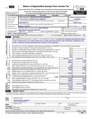 IRS Form 990 2024
