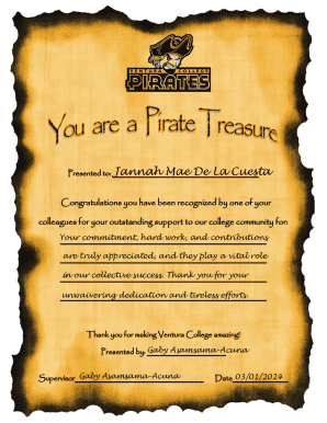 Employee Recognition Certificate