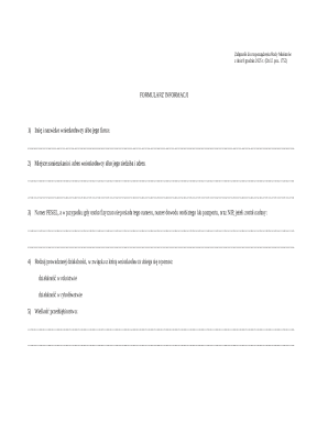 Polish Agricultural Subsidy Application Form