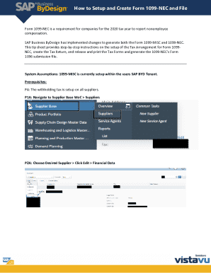 Form 1099-NEC Setup and Filing Guide