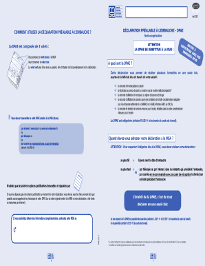 DPAE - Declaration Prealable a l'Embauche