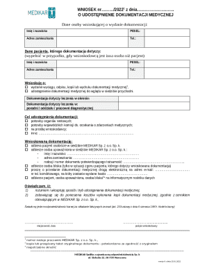 Medical Records Request Form