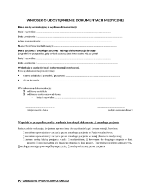 Medical Records Release Request