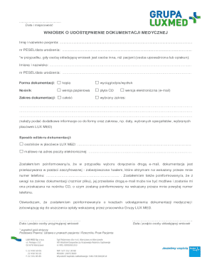 Medical Records Request Form