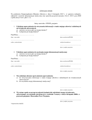 Medical Consent Form