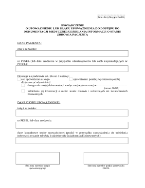 Medical Documentation Access Authorization Form