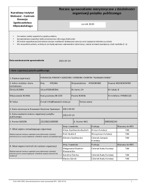 Annual Activity Report Form
